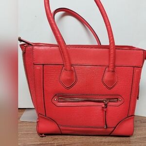 ALDO Candy Apple Red Tote Bag Purse